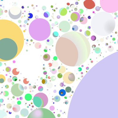 Çok renkli geometrik daire arka plan seamless modeli.