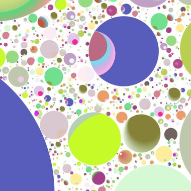 Çok renkli geometrik daire arka plan seamless modeli.