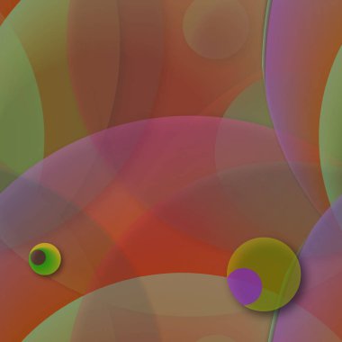 Çok renkli geometrik daire arka plan seamless modeli.