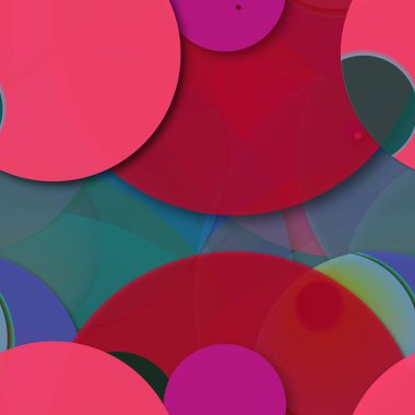 Daire saydam arka plan - eğilim seamless modeli.