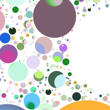 Çok renkli geometrik daire arka plan seamless modeli.