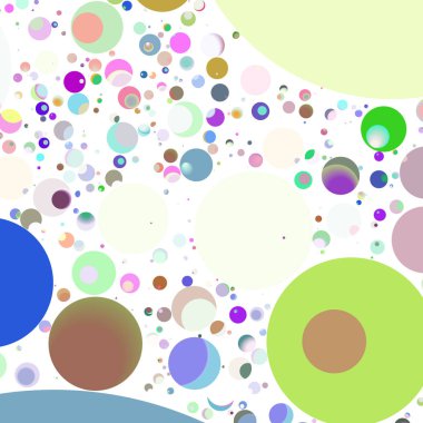 Daire saydam arka plan - eğilim seamless modeli.