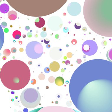 Çok renkli geometrik daire arka plan seamless modeli.