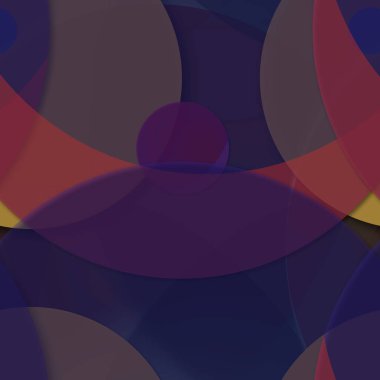 Çok renkli geometrik daire arka plan seamless modeli.