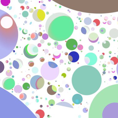 Daire saydam arka plan - eğilim seamless modeli.