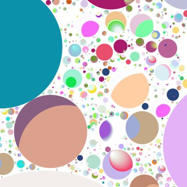 Çok renkli geometrik daire arka plan seamless modeli.