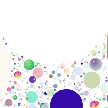 Çok renkli geometrik daire arka plan seamless modeli.