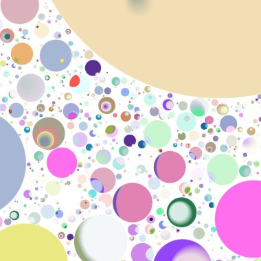 Çok renkli geometrik daire arka plan seamless modeli.