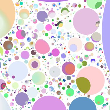Çok renkli geometrik daire arka plan seamless modeli.
