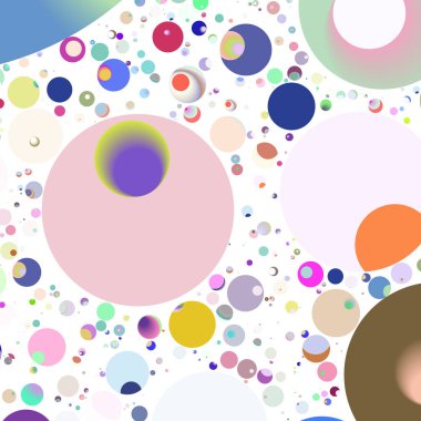 Çok renkli geometrik daire arka plan seamless modeli.
