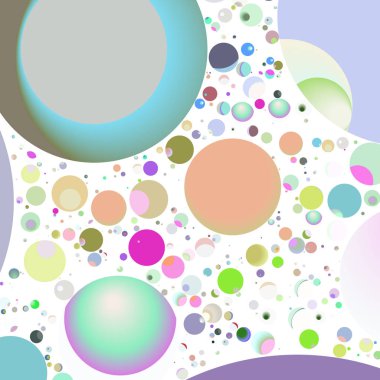 Çok renkli geometrik daire arka plan seamless modeli.