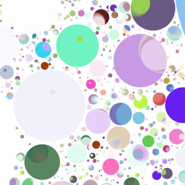 Çok renkli geometrik daire arka plan seamless modeli.