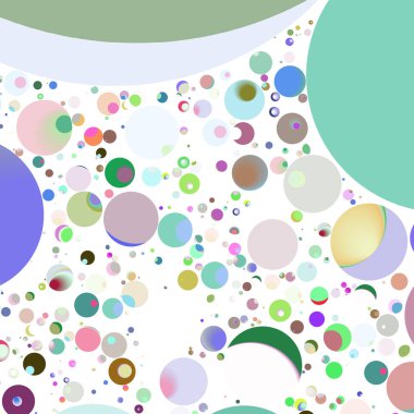 Çok renkli geometrik daire arka plan seamless modeli.