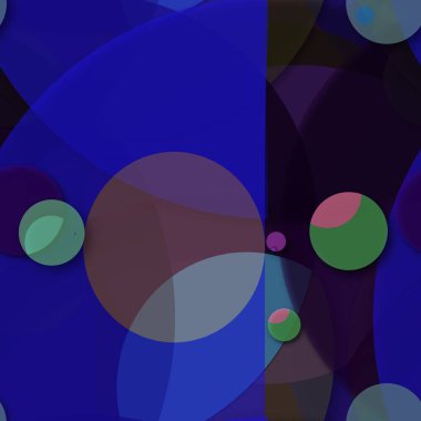 Çok renkli geometrik daire arka plan seamless modeli.