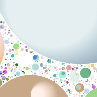 Çok renkli geometrik daire arka plan seamless modeli.