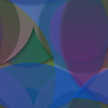 Çok renkli geometrik daire arka plan seamless modeli.