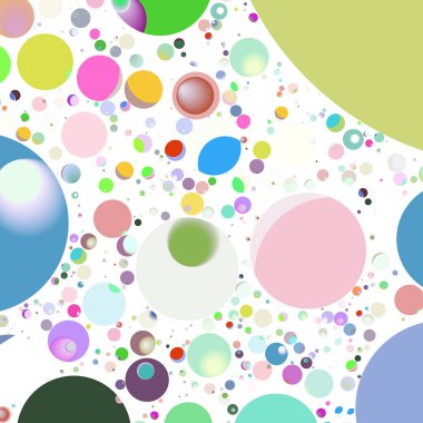 Çok renkli geometrik daire arka plan seamless modeli.