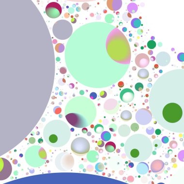 Çok renkli geometrik daire arka plan seamless modeli.