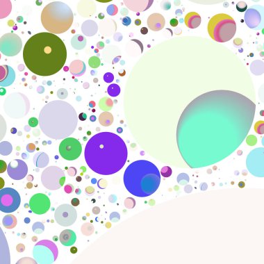 Çok renkli geometrik daire arka plan seamless modeli.