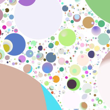 Çok renkli geometrik daire arka plan seamless modeli.