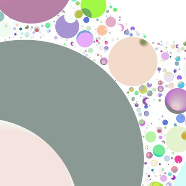 Çok renkli geometrik daire arka plan seamless modeli.