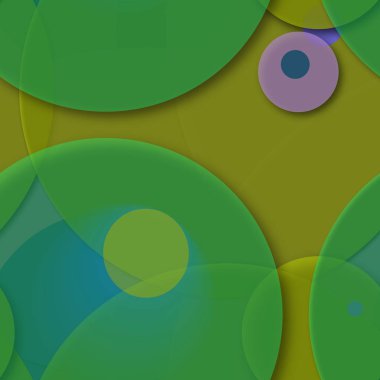 Çok renkli geometrik daire arka plan seamless modeli.