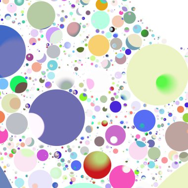 Çok renkli geometrik daire arka plan seamless modeli.