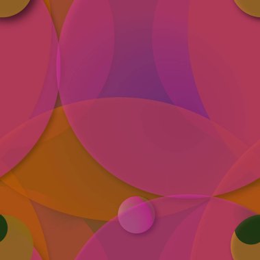Çok renkli geometrik daire arka plan seamless modeli.