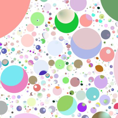 Çok renkli geometrik daire arka plan seamless modeli.