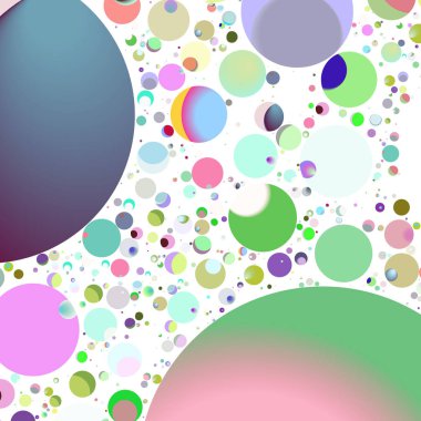Çok renkli geometrik daire arka plan seamless modeli.