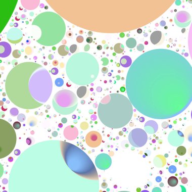 Çok renkli geometrik daire arka plan seamless modeli.