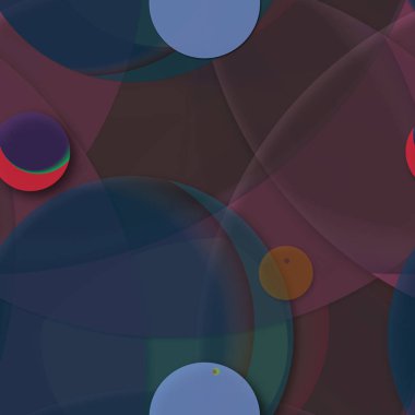 Çok renkli geometrik daire arka plan seamless modeli.