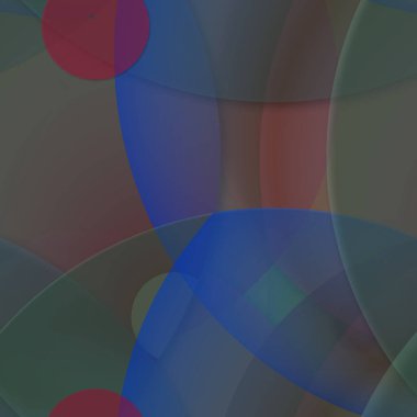 Çok renkli geometrik daire arka plan seamless modeli.