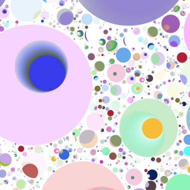 Çok renkli geometrik daire arka plan seamless modeli.