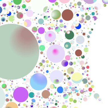 Çok renkli geometrik daire arka plan seamless modeli.