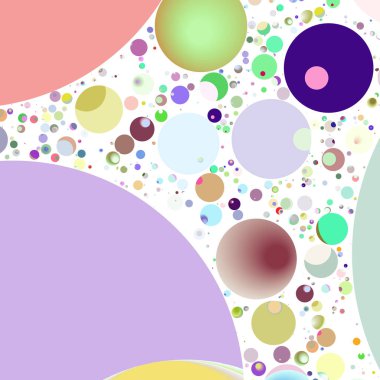 Çok renkli geometrik daire arka plan seamless modeli.