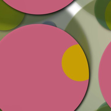 Çok renkli geometrik daire arka plan seamless modeli.