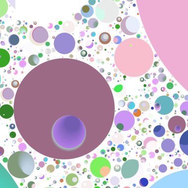 Çok renkli geometrik daire arka plan seamless modeli.