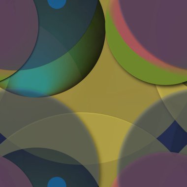 Çok renkli geometrik daire arka plan seamless modeli.