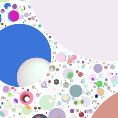 Çok renkli geometrik daire arka plan seamless modeli.