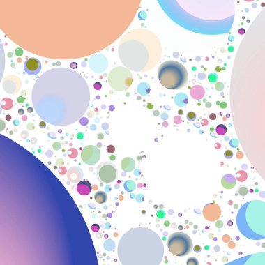 Çok renkli geometrik daire arka plan seamless modeli.