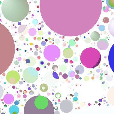 Çok renkli geometrik daire arka plan seamless modeli.