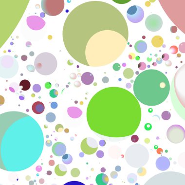 Çok renkli geometrik daire arka plan seamless modeli.