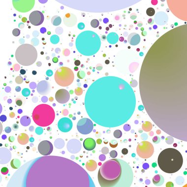 Daire saydam arka plan - eğilim seamless modeli.