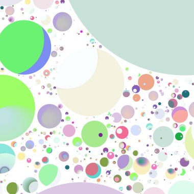 Çok renkli geometrik daire arka plan seamless modeli.