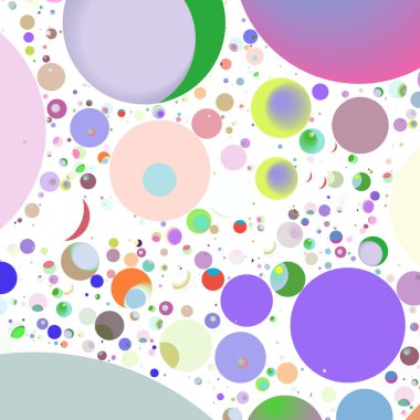 Çok renkli geometrik daire arka plan seamless modeli.
