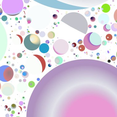 Çok renkli geometrik daire arka plan seamless modeli.