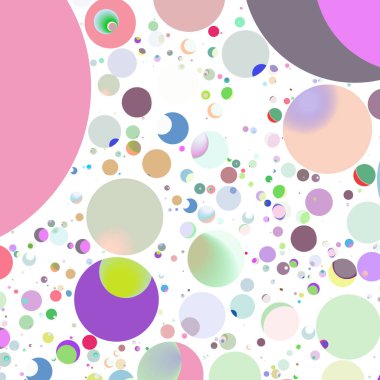 Çok renkli geometrik daire arka plan seamless modeli.