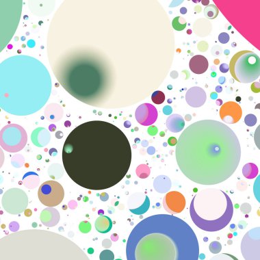 Daire saydam arka plan - eğilim seamless modeli.