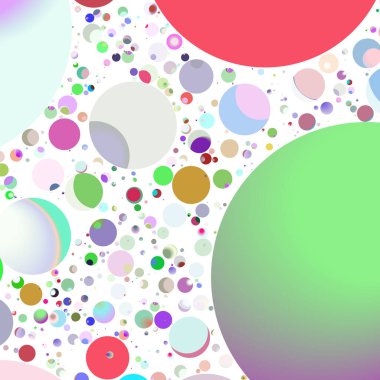 Çok renkli geometrik daire arka plan seamless modeli.